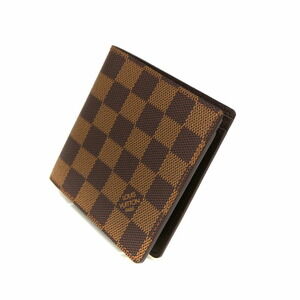 Louis Vuitton Porte Bie Carte Monet Wallet Ebene Brown